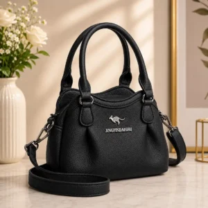 LunexBD black women’s handbag with adjustable shoulder strap