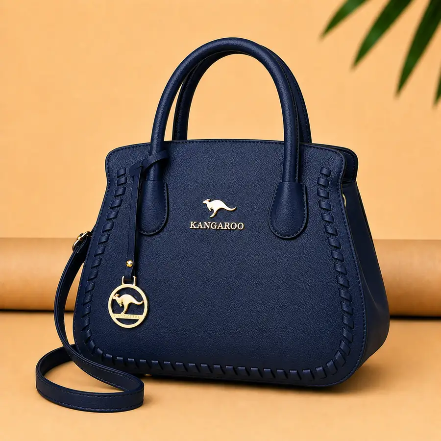 Kangaroo Premium PU Leather Handbag - Image 5