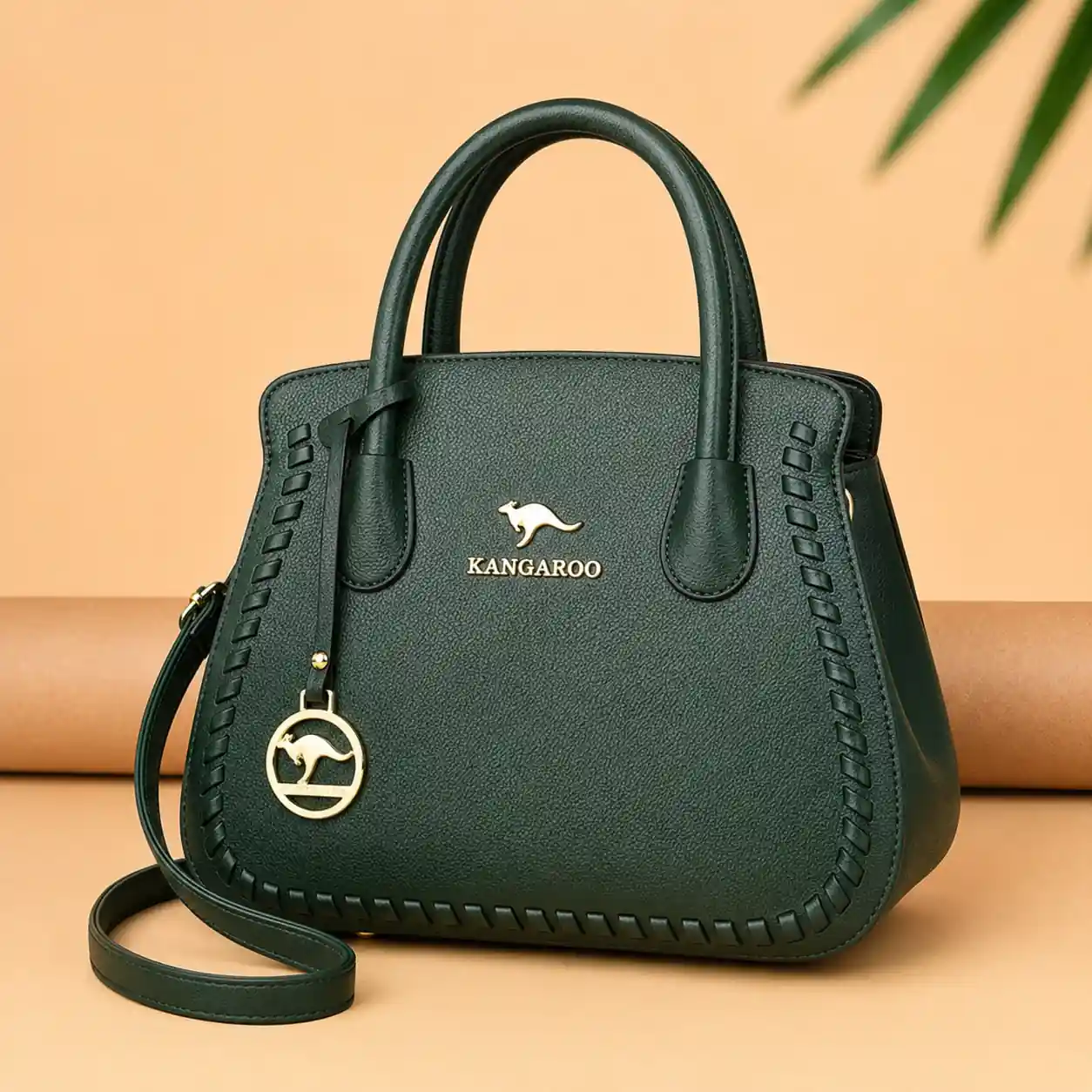 Kangaroo Premium PU Leather Handbag - Image 3