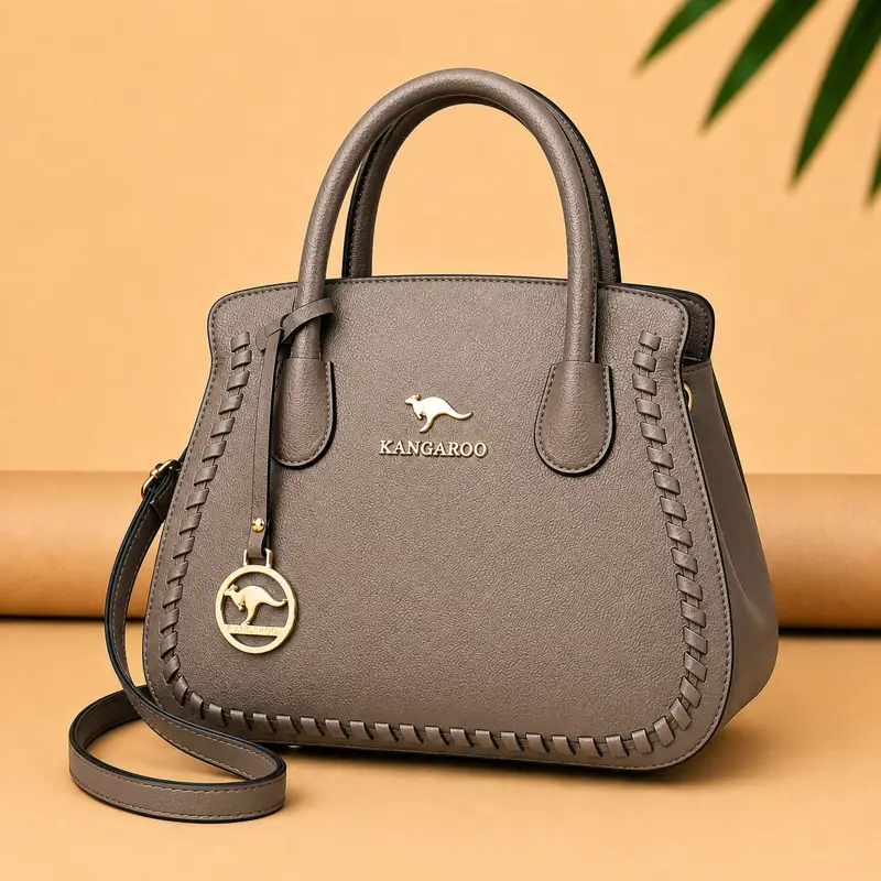 Kangaroo Premium PU Leather Handbag - Image 4