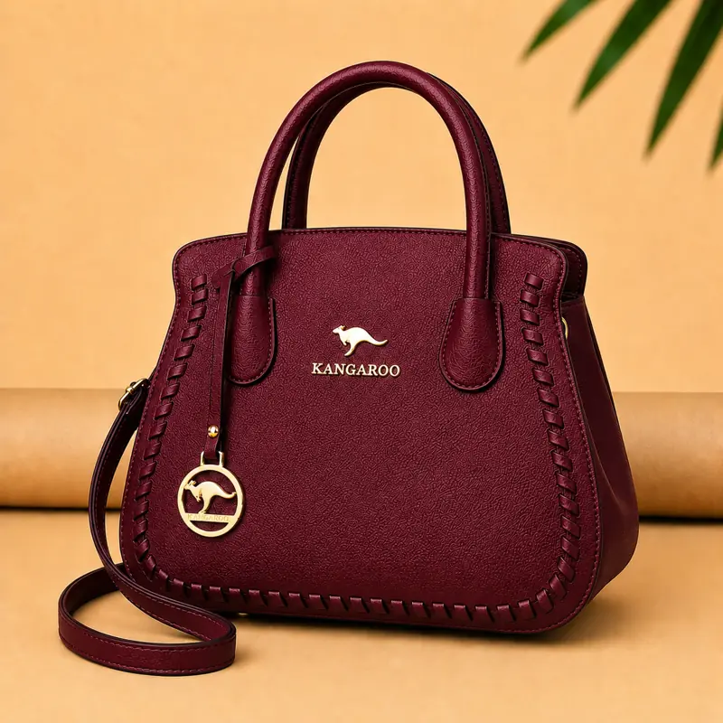 Kangaroo Premium PU Leather Handbag - Image 2